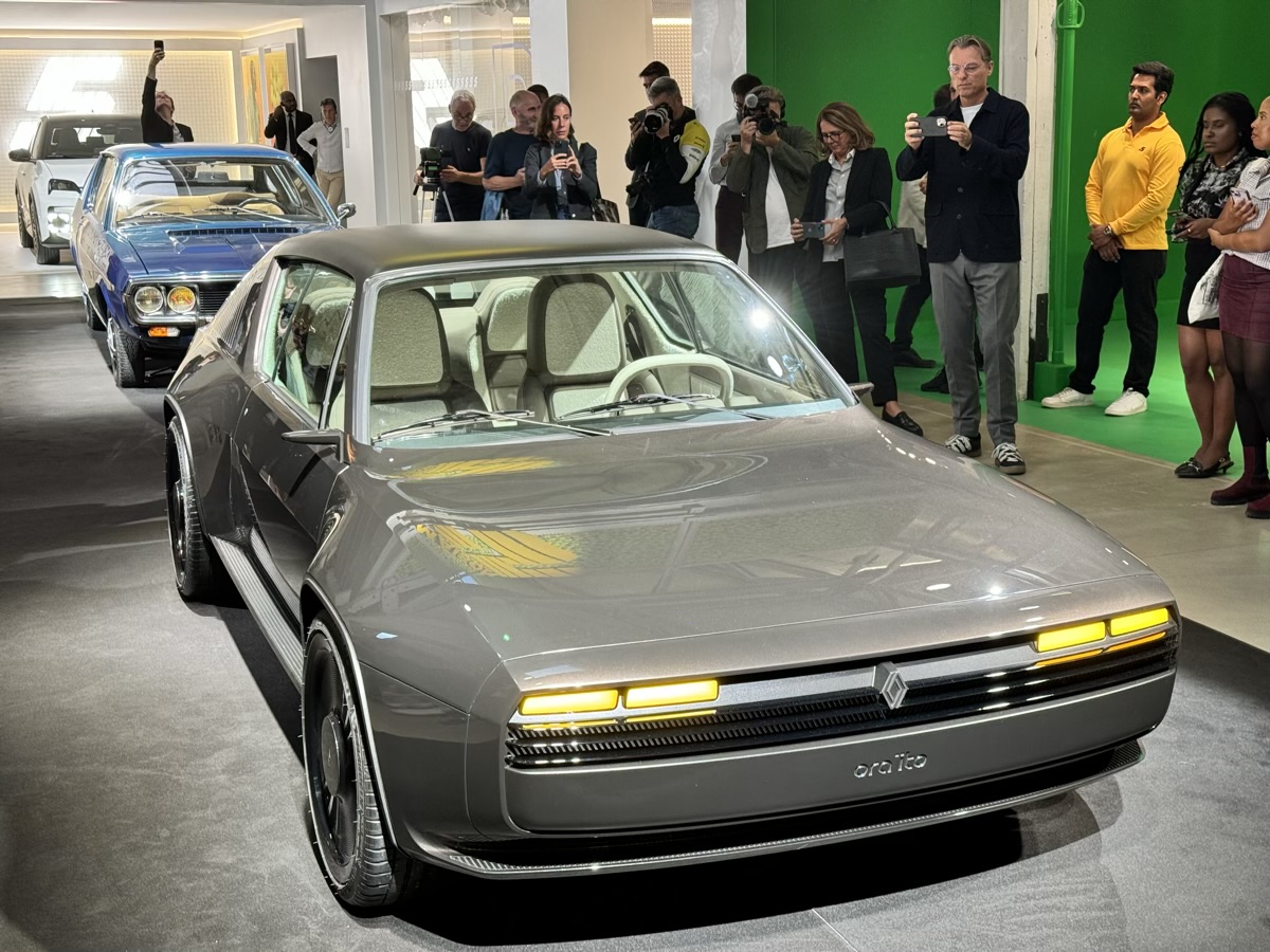 Renault R17 electric restomod x Ora Ïto